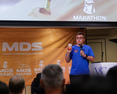 James giving a talk about fuelling